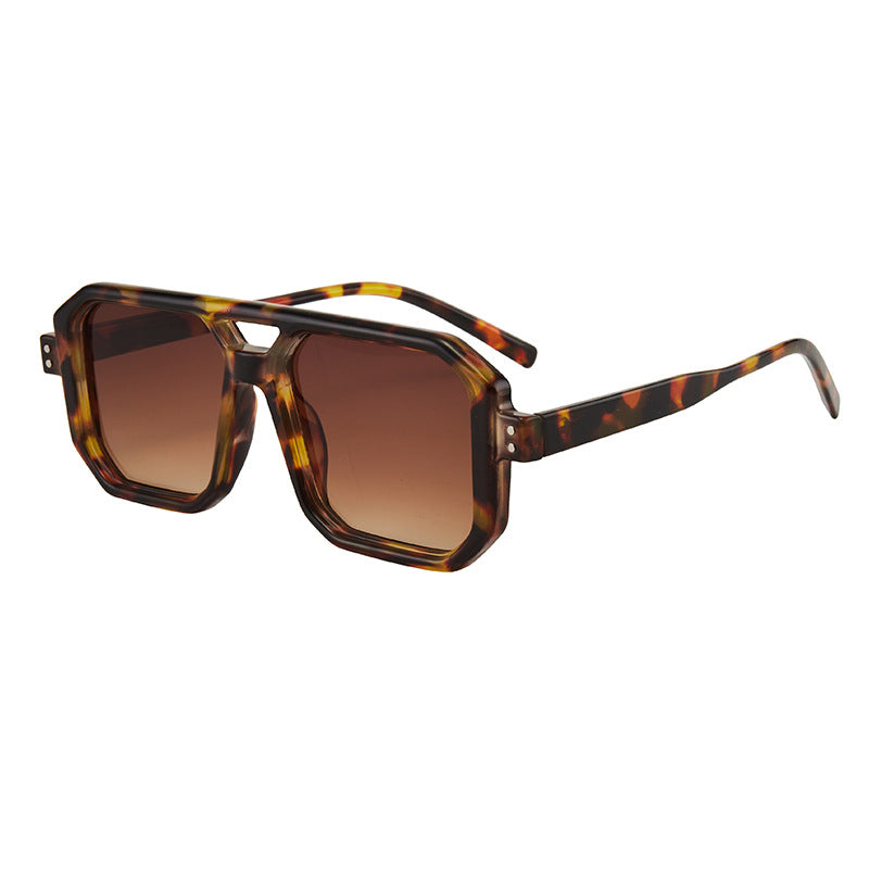 Wholesale PC Double Beam Full Frame Unisex Sunglasses